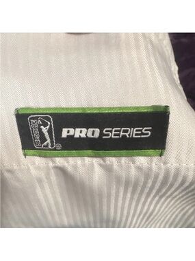 PGA TOUR PRO SERIES Label in Black with Green Trim
